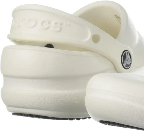 Miniatura 12 de Crocs Zuecos unisex Bistro (9 B (M) de EE. UU. para mujer/7 D (M) de hombre de EE. UU., blanco)