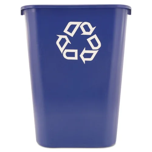 Miniatura 16 de Rubbermaid Commercial Products - Basurero de escritorio de resina plástica Azul