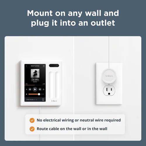 Miniatura 4 de Control Inteligente para el Hogar de Brilliant (Panel Enchufable) — Alexa Incorporada y Compatible con Ring, Sonos, Hue, Google Nest, Wemo