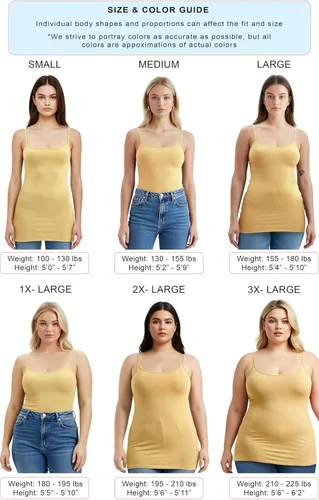 Miniatura 212 de Emmalise Camisola larga casual básica para mujer, con tirantes ajustables, top en capas