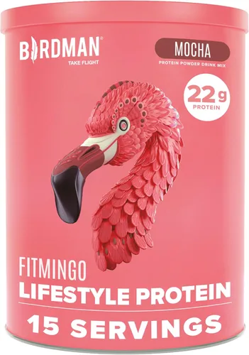 Miniatura 12 de BIRDMAN Fitmingo Proteína vegana en polvo con inositol, potenciadores de colágeno, ácido hialurónico y vitaminas Bajo en carbohidratos, sin