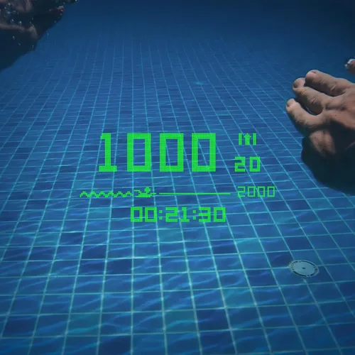 Miniatura 5 de Holoswim Gafas de natación inteligentes 2PRO, visualización en tiempo real AR, seguimiento de datos y planes de entrenamiento, gafas de natación