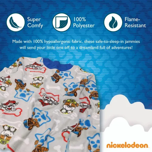 Miniatura 3 de Nickelodeon Boys Paw Patrol 5-Piece Loose-fit Pajama Set