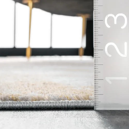 Miniatura 2 de nuLOOM alfombra para corredor Cyn Abstract dorada de 2 pies 8 pulgadas x 8 pies Oro