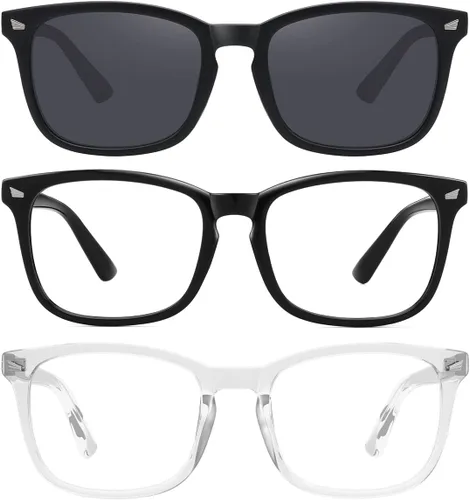 Miniatura 15 de MEETSUN - Gafas de bloqueo de luz azul, antifatiga ocular, para el dolor de cabeza (mejor sueño), lentes de lectura para computadora UV400 Paquete