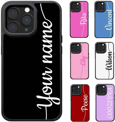 Miniatura 10 de COOZEBRA Fundas de teléfono personalizadas compatibles con iPhone 17, 16, 15, 14, 13, 12, 11 Pro Max, diseño personalizado para teléfono 7 Foto