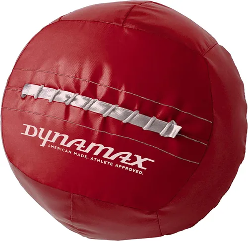 Miniatura 10 de Dynamax Standard Medicine Ball, 4–30 lb Soft Shell Wall Ball, 14-Inch Weighted Exercise Ball for Strength Training, Core Workouts, Conditioning &