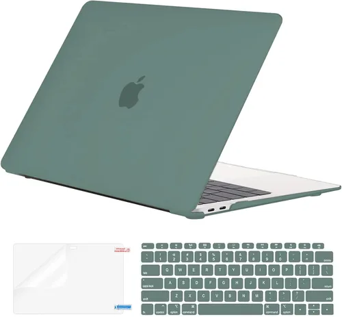 Miniatura 8 de EooCoo Funda rígida compatible con MacBook Air de 13.3 pulgadas M1 Chip 2021-2018 con pantalla Retina, funda protectora de plástico Air de 13.3