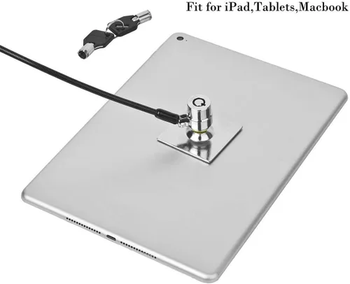Miniatura 7 de Candado de Cable para Laptop, Cable de Seguridad de Hardware con Llaves, Cerradura de Combinación Antirrobo para Laptop y Monitor Compatible