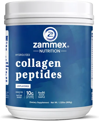 Miniatura 2 de Zammex Péptidos de colágeno+Caldo de huesos de chocolate en polvo