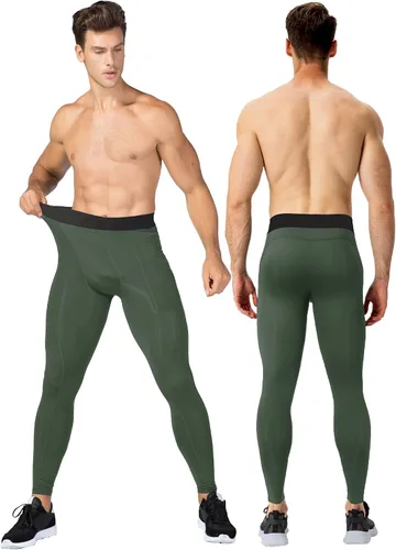 Miniatura 108 de SPVISE Pantalones de compresión para hombre, leggings para deportes, gimnasio, mallas atléticas frescas y secas, capa base para correr, fútbol