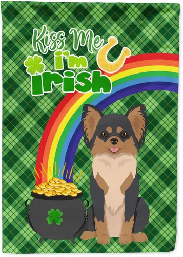 Miniatura 54 de Caroline's Treasures WDK4731GF - Bandera decorativa para jardín del día de San Patricio, color negro y tostado, Airedale Terrier, para jardín