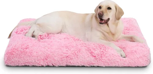 Miniatura 8 de Vonabem Alfombrilla para Jaula de Perro Grande 36 Pulgadas, Cama Lavable para Jaula para Perros Grandes y Medianos, Alfombrillas Suave de Felpa