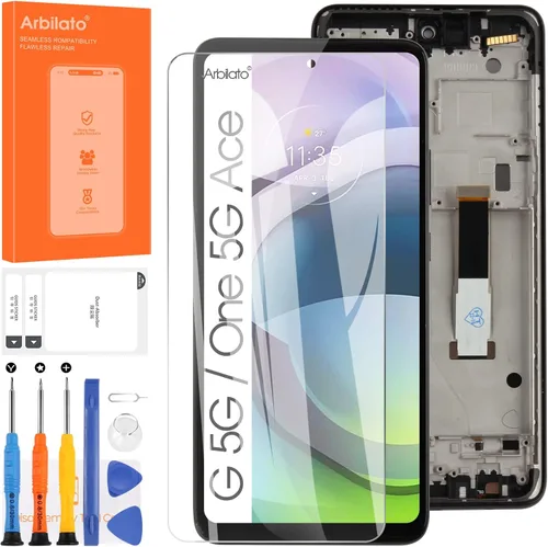 Pantalla para Motorola Moto One 5G Ace Reemplazo de pantalla para Moto One 5G UW ACE Pantalla LCD XT2113-2, XT2113-5 Pantalla táctil Digitalizador