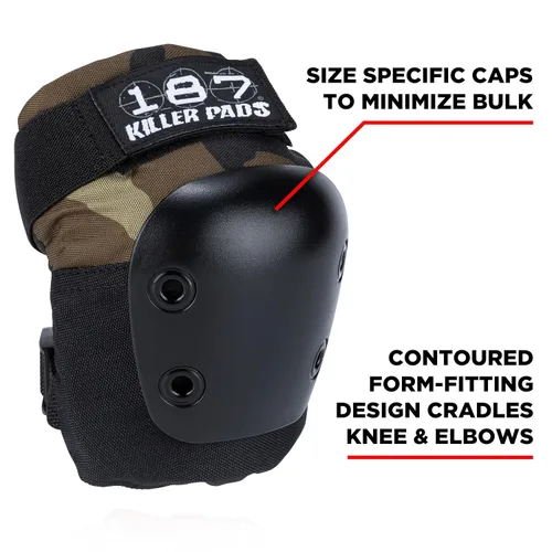 Miniatura 2 de 187 Killer Pads Conjunto de Seis Almohadillas, Coderas, Rodilleras y Muñequeras - Ideal para Skateboarding, Patinaje sobre Ruedas y Patinaje