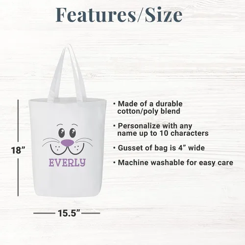 Miniatura 3 de Let's Make Memories Bolsas personalizadas para golosinas de Pascua - Bolsas de caza de huevos