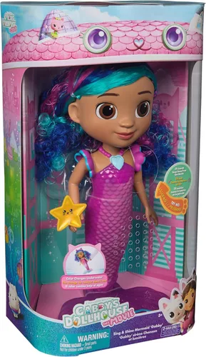Miniatura 7 de Muñeca de sirena de Gabby's Dollhouse Movie con diseño de sirena, multicolor, 6074338