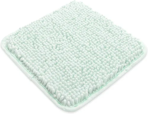 Miniatura 80 de Yeaban Alfombra de pasillo de baño de 24 x 72 pulgadas, antideslizante, alfombra de baño larga de felpilla gruesa, absorbente y lavable, alfombra