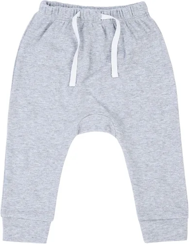 Miniatura 3 de SOBOWO Paquete de 3 pantalones deportivos para bebé recién nacido, harén de algodón, para niños y niñas, 0-3T entrelazados, 195 GSM