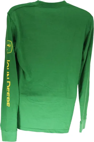 Miniatura 8 de John Deere Camiseta de manga larga sólida con logotipo en la manga Negro
