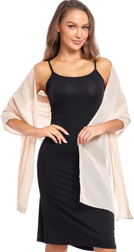 Miniatura 62 de Chales/mantones de gasa suave para vestidos, accesorios de mujer