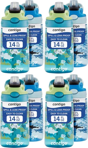 Miniatura 26 de Contigo Botella de agua con pajita para niños con tapa AUTOSPOUT de 20 onzas, arándano Azul (Arándano)