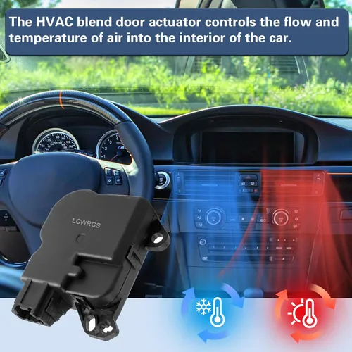 Miniatura 6 de Actuador de puerta de mezcla de calentador HVAC para Ford F-150 2009-2014, Ford Expedition 2010-2017, Lincoln Navigator 2009-2016, OE 604-252