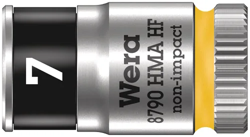 Miniatura 15 de Wera Belt 1 Zyklop 1/4" Juego de llaves de tubo con función de retención métrica 05003880001