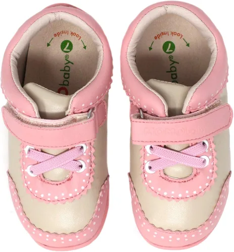 Miniatura 5 de Momo Baby Girls First Walker - Zapatillas de deporte de piel para bebé