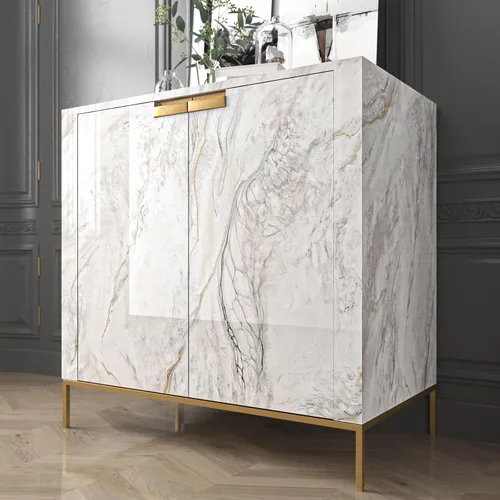 Miniatura 7 de VEELIKE Papel de contacto para encimera de mármol dorado crema, de 15.7 x 118 pulgadas, impermeable, para despegar y pegar, para cocina, papel tapiz