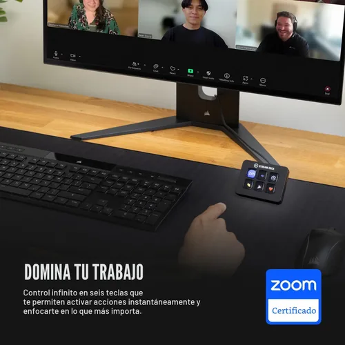 Miniatura 2 de Elgato Stream Deck Mini: controla Zoom, Teams, PowerPoint, MS Office y más, aumenta la productividad con integración perfecta para aplicaciones