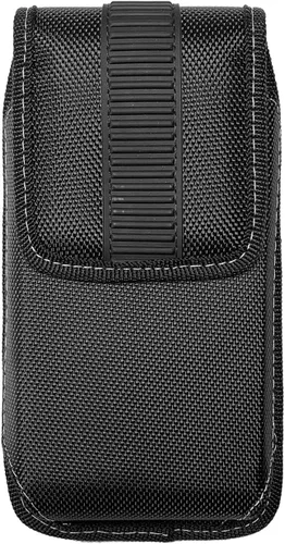 Miniatura 5 de Funda de nailon para teléfono celular T-Mobile REVVL 6 5G, REVVL 5G, REVVL 4+, Motorola Edge 2022, Moto G 5G, LG Velvet K52 K92 - Funda vertical