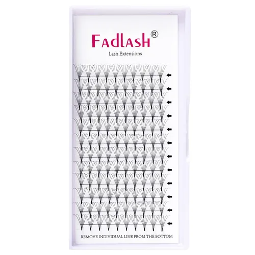 Miniatura 68 de Extensiones de Pestañas Rizo D 0.59-0.79 pulgadas Bandeja Mixta Seda Extensiones de Pestañas Clásicas Suministros Extensiones de Pestañas