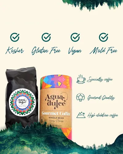 Miniatura 8 de Agua Dulce Café molido 100% arábica de origen único, especialidad gourmet de comercio justo de Costa Rica, proceso de miel, 12 onzas, paquete de 1