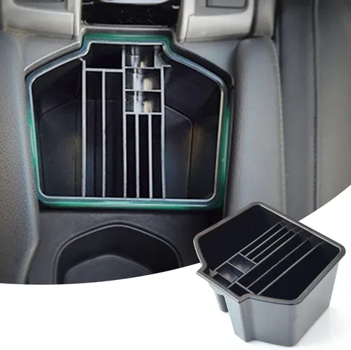 Miniatura 7 de HORRY Caja de almacenamiento para reposabrazos para Honda 2022 2023 Civic Hatchback/Sedan con consola central CVT, bandeja organizadora de bandeja