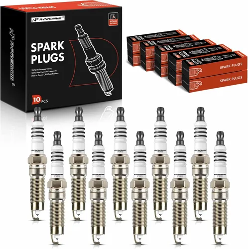 Miniatura 9 de A-Premium Bujías de Iridio Platino Compatibles con Ford F-150, Explorer, Mustang, Expedition, F-250/F-350 Super Duty y Lincoln Navigator, Mark LT