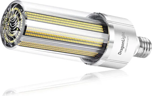 Miniatura 12 de DragonLight Bombilla LED de maíz de 50 W (equivalente a 350 vatios) E26/E39 Lámpara LED con base de Mogul grande 6000K Luz diurna 6,000 LM