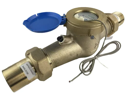 Miniatura 21 de DAE Medidor de agua caliente sin plomo MJ-75R NTEP, acoplamientos NPT de 3/4", salida de pulso, galón