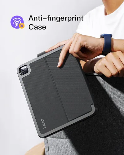 Miniatura 7 de Inateck Funda para iPad de 10ª/11ª generación con teclado, teclado ultraligero con soporte para bolígrafo para iPad de 11ª