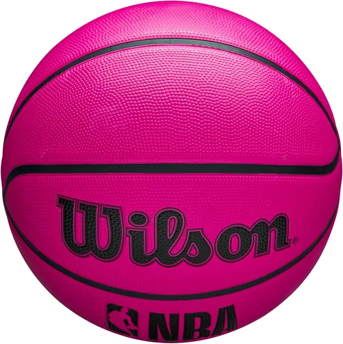Miniatura 5 de Wilson NBA DRV Baloncesto para exteriores con bomba, color rosa, tamaño 6-28.5 pulgadas