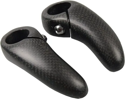 1 par de extensión de manillar de bicicleta de montaña extremos de manillar de fibra de carbono 3 K MTB bicicleta Vice manillar Mate
