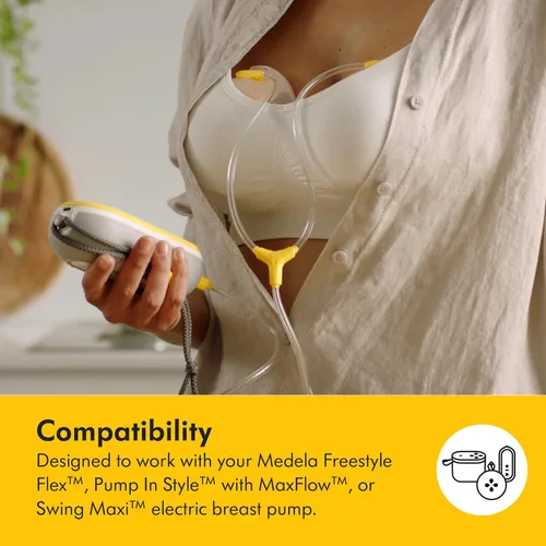 Miniatura 8 de Vasos de colección manos libres Medela, compatibles con los extractores de leche Freestyle Flex, Pump in Style con MaxFlow y Swing Maxi eléctricos
