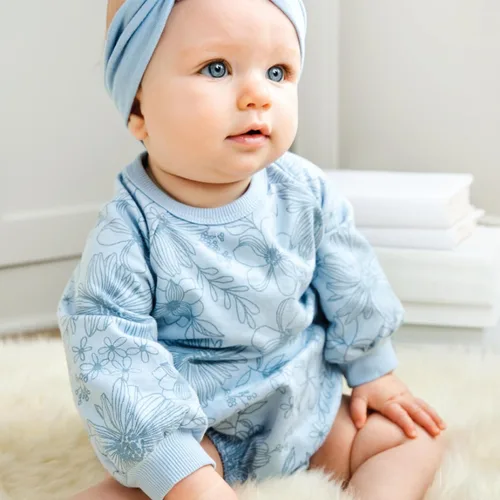 Miniatura 2 de HonestBaby Multipack Short Romper Sets and Dresses 100% Organic Cotton for Infant Baby and Toddler Boys, Girls, Unisex