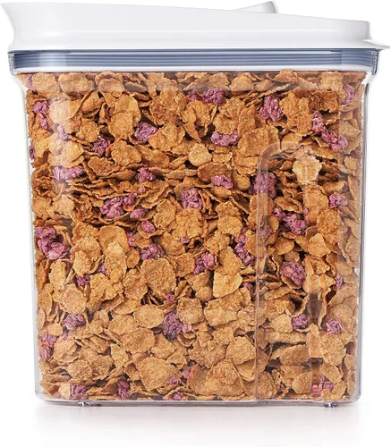 Miniatura 5 de OXO Good Grips Dispensador hermético de cereales POP de tamaño mediano (3.2 L)