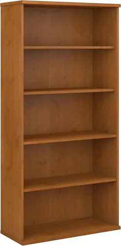 Miniatura 6 de Bush Business Furniture Estantería de 5 estantes de 36 W Series C en Hansen Cherry, estantería grande de almacenamiento y exhibición para el hogar