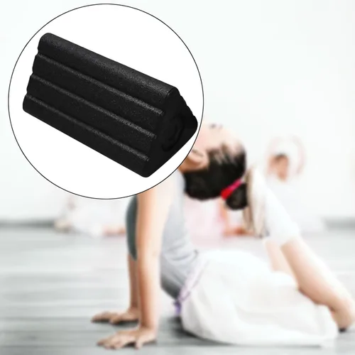 Miniatura 2 de 2 en 1 Triángulo Yoga Block EPP rodillo de espuma portátil entrenamiento espalda cuello piernas masaje adulto fácil limpieza columna de yoga