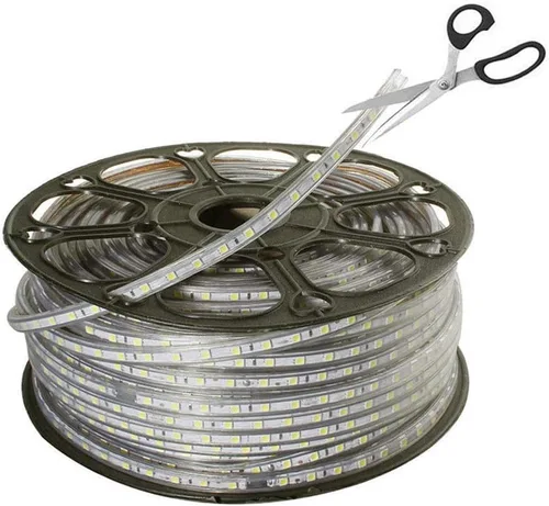 Miniatura 6 de Tira de luces LED, resistente al agua, SMD 5050, cuerda LED para iluminación al aire libre, 60 LEDs/m, tira de luz LED cortable, iluminación Blanco