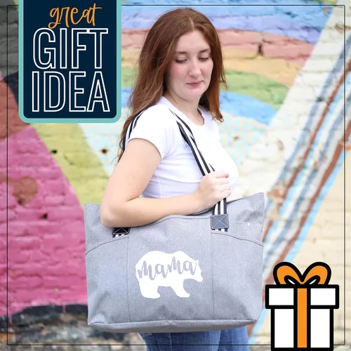 Miniatura 2 de Brooke & Jess Designs Bolsa de mamá para el hospital Bolsa de mano para mamá Bolsas de mamá para mujeres, bolsas de regalo de maternidad para mamás
