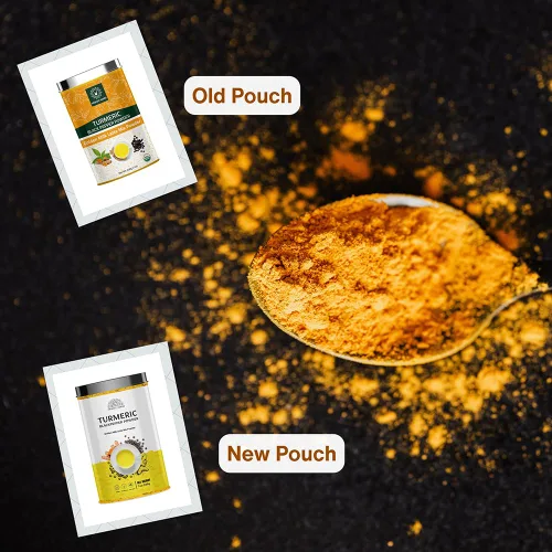 Miniatura 2 de Polvo de curcumina de cúrcuma con pimienta negra, mezcla de leche de cúrcuma con curcumina de cúrcuma, pimienta negra, mezcla de bebida instantánea
