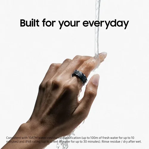 Miniatura 5 de SAMSUNG Galaxy Ring, anillo inteligente AI, talla Primera con kit de ajuste, sin suscripción a aplicación, monitor de fitness, rastreador de sueño